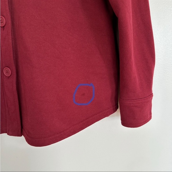 Good American Sueded Fleece Shacket Shirt Jacket Size XS / Small 00 - 0 - Picture 7 of 16